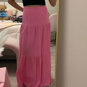 Pink skirt